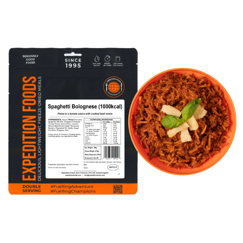 Expedition Foods Spaghetti Bolognese (1000Kcal) - Image 2