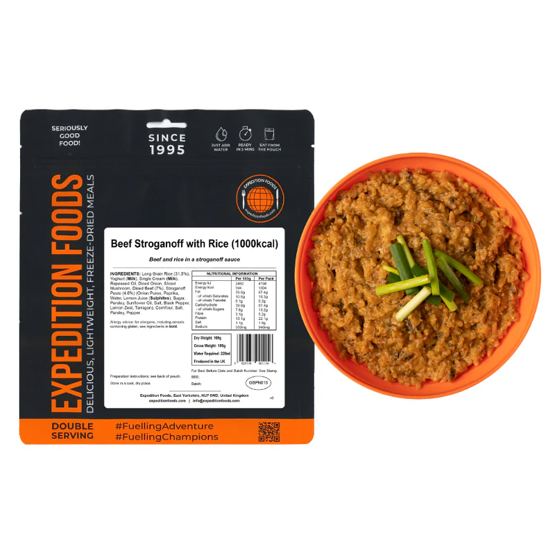 Expedition Foods Beef Stroganoff (1000 Kcal) - Image 2