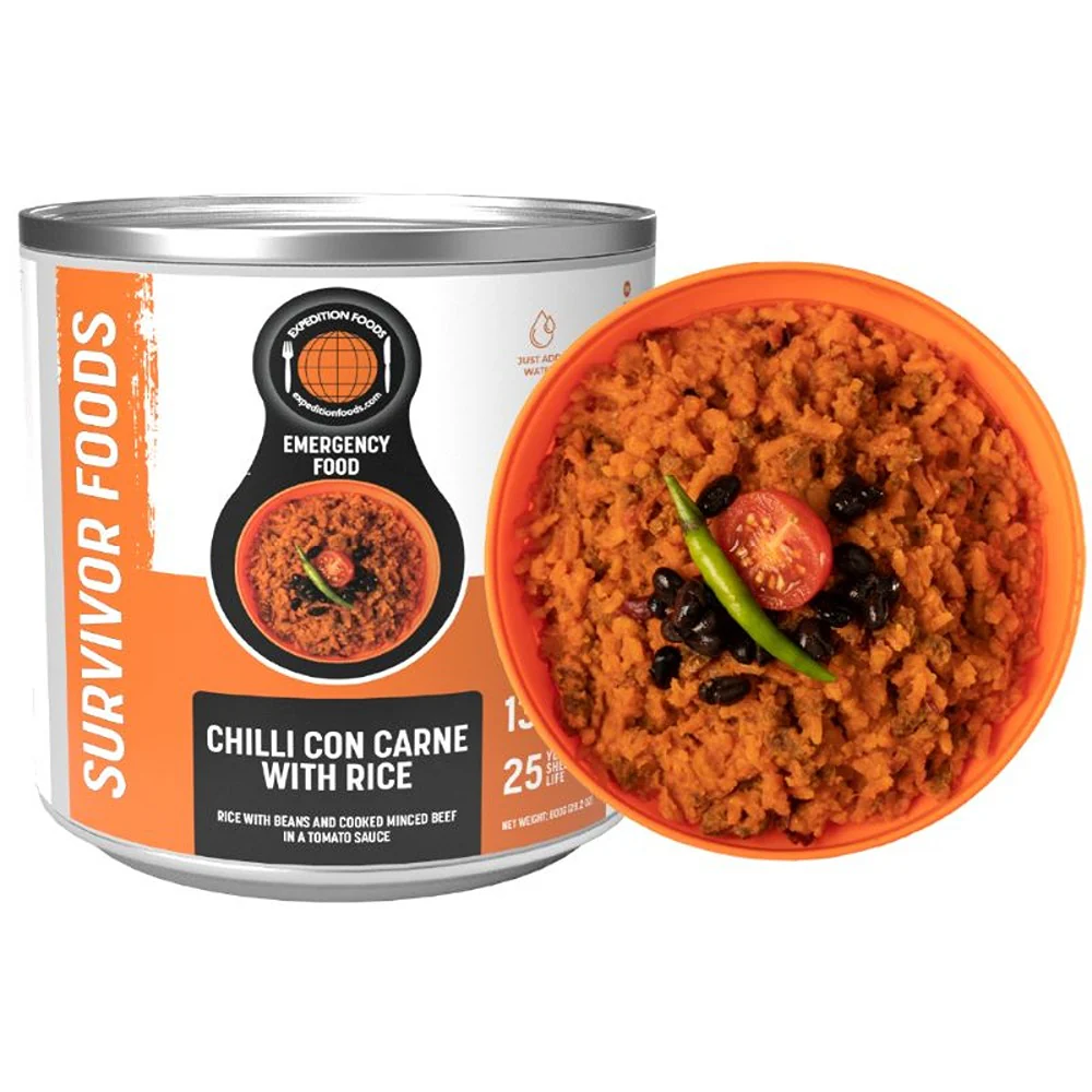 Expedition Foods Chilli Con Carne with Rice (SURVIVOR FOODS RANGE) - Image 3