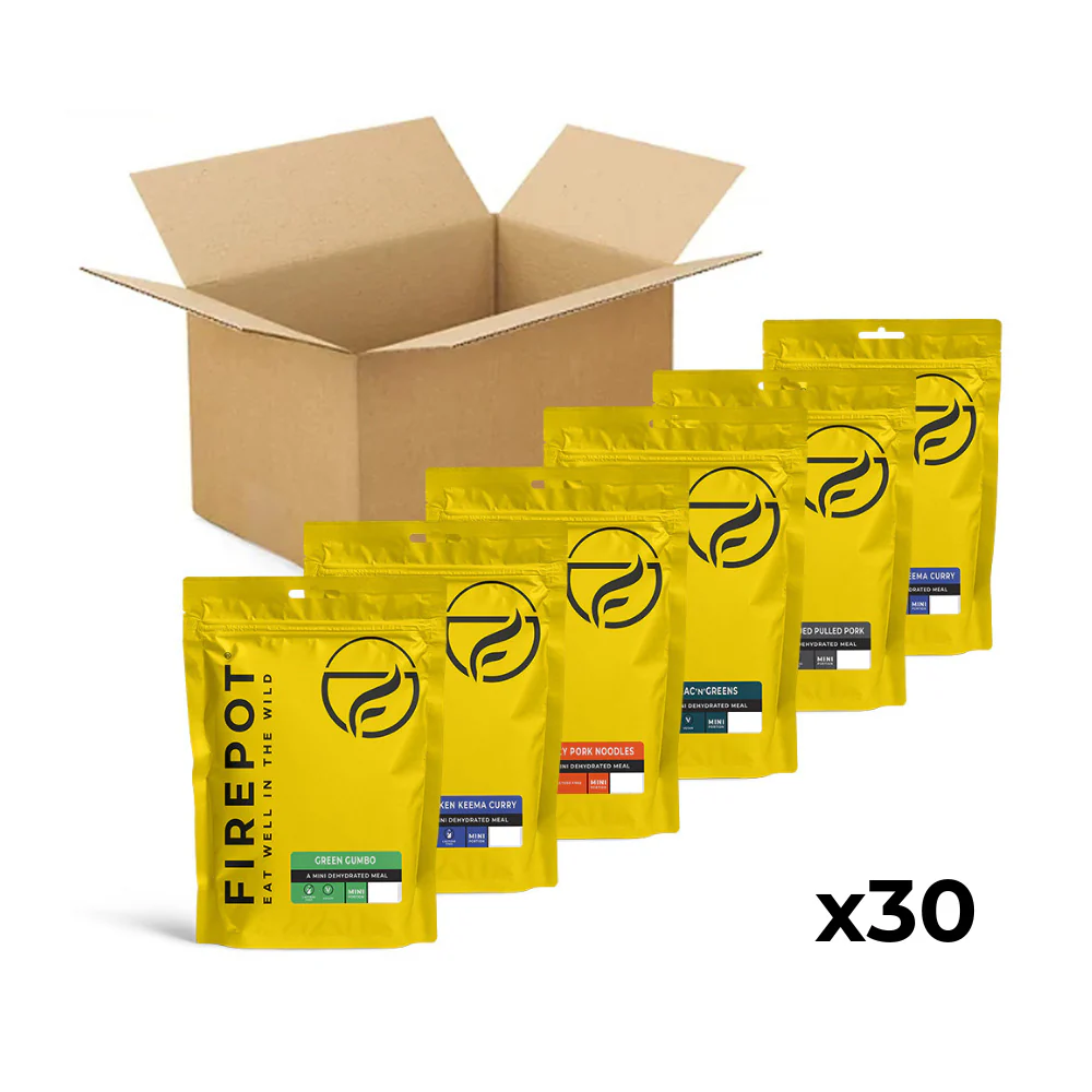 Firepot Tasty Bulk Buy Ration Pack 30 Meals