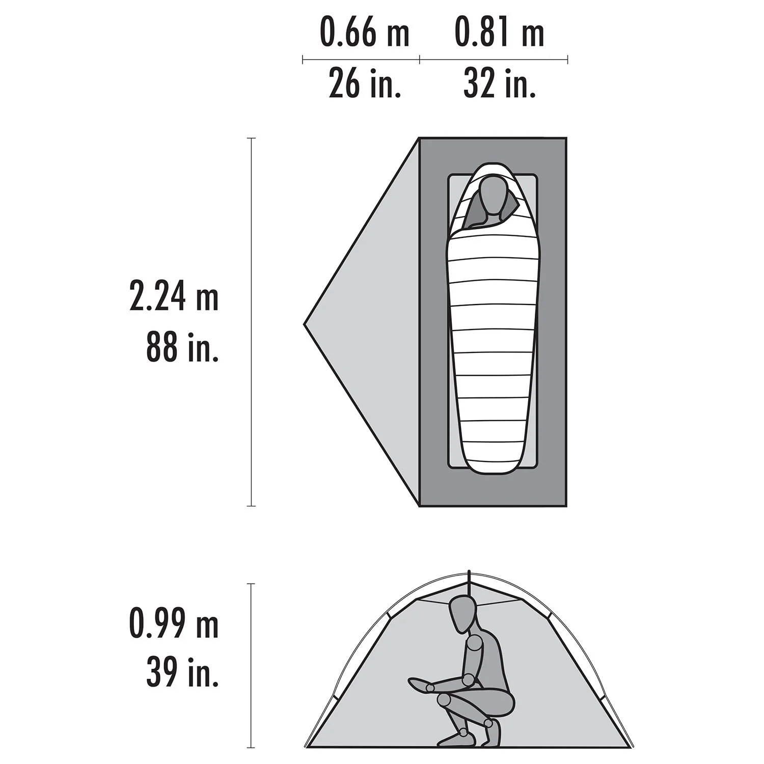 MSR Hubba Hubba LT 1-Person Backpacking Tent - Image 5