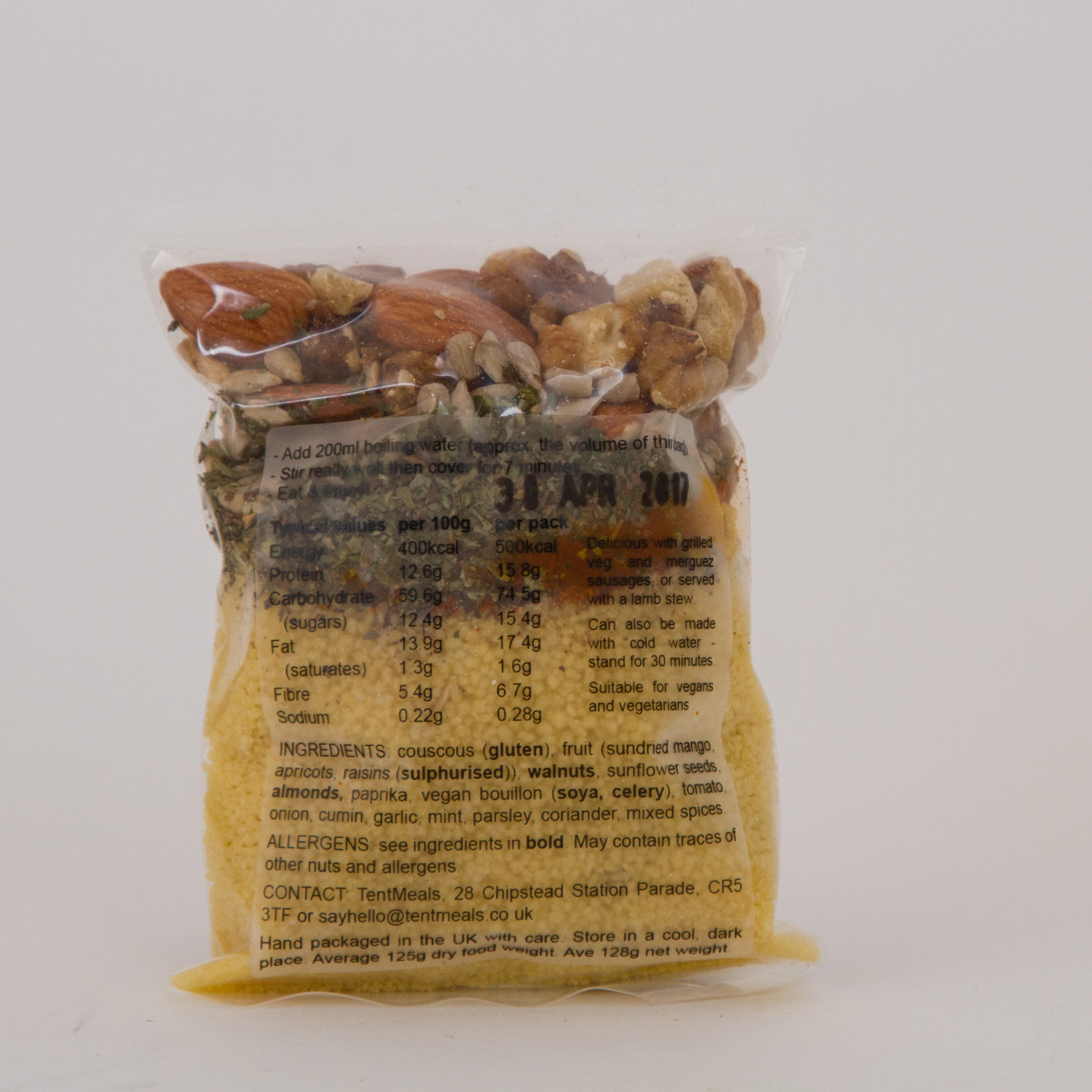 **** SALE **** TentMeals Moroccan mango main meal - 500 kcal BBD 02/08/26 - Image 3